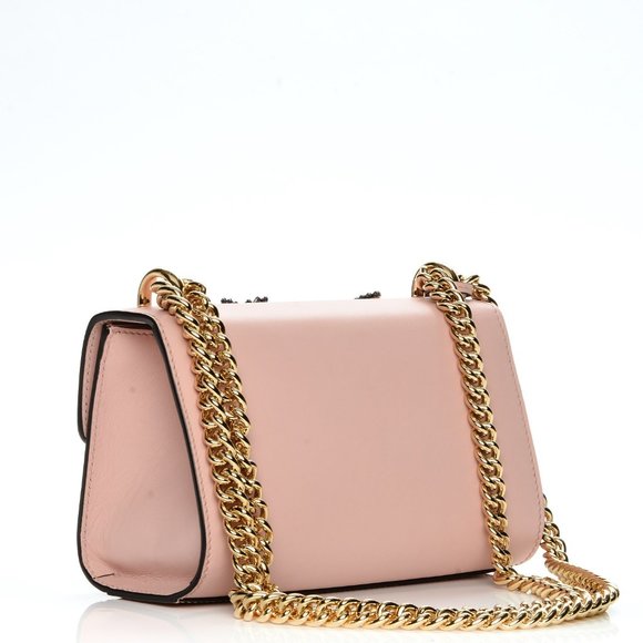 Gucci Crystal Star Small Padlock Shoulder Bag Pink New with Dust Bag - Picture 3 of 11